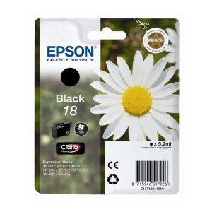 Tinta Epson C13T18014012 T1801 Black 18