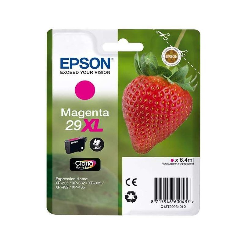 Tinta Epson C13T29934012 Magenta XL 29XL