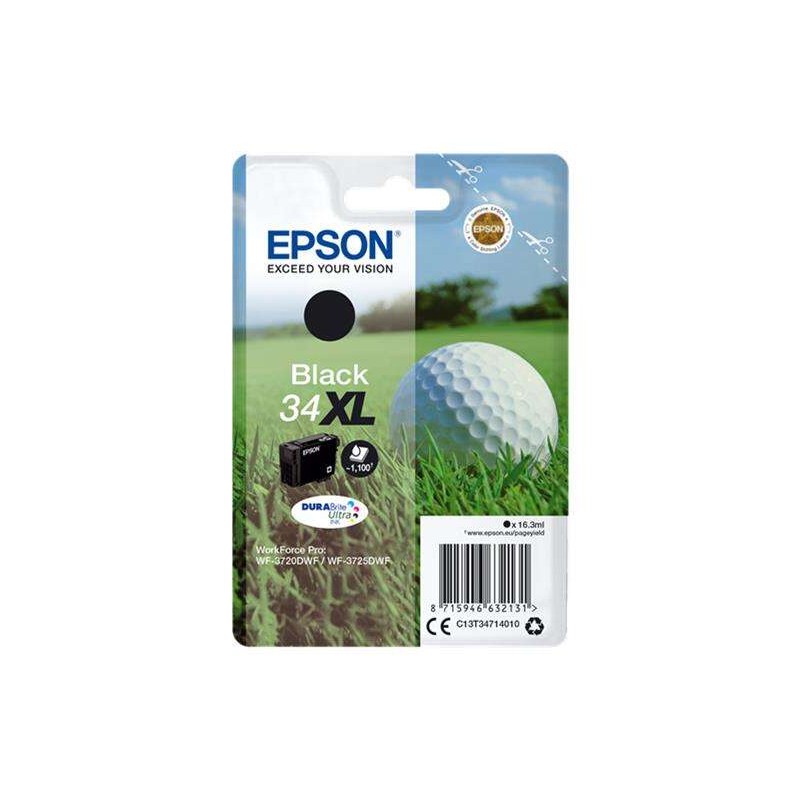 Tinta Epson C13T34714010 Black 34XL Durabrite Ultra T3471