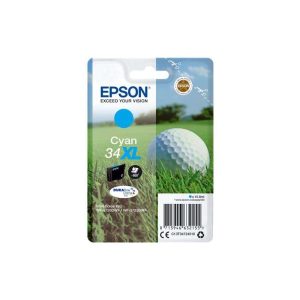 Tinta Epson C13T34724010 Cyan 34XL Durabrite Ultra T3472