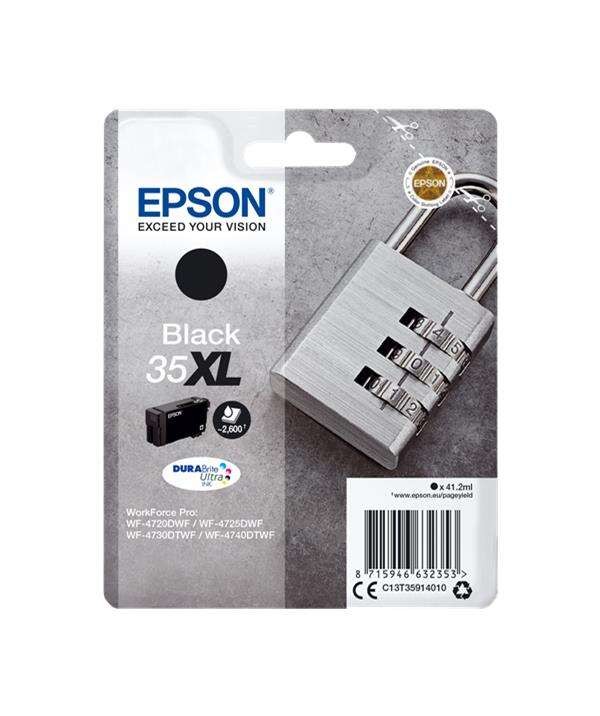 Tinta Epson C13T35914010 Black 35XL Durabrite Ultra T3591