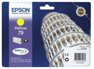 Tinta Epson C13T79144010 T7914 Yellow 79
