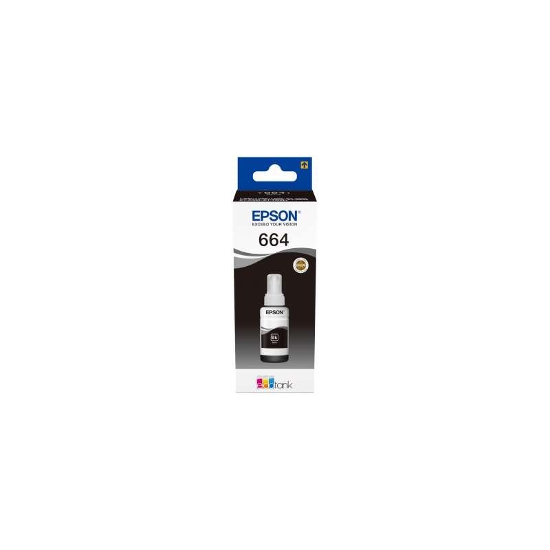 Tinta Epson L355/L555 Bote Black 664 Ecotank Bottle (70ML) Tinta Epson L355/L555 Bote Black 664 Ecotank Bottle (70ML)