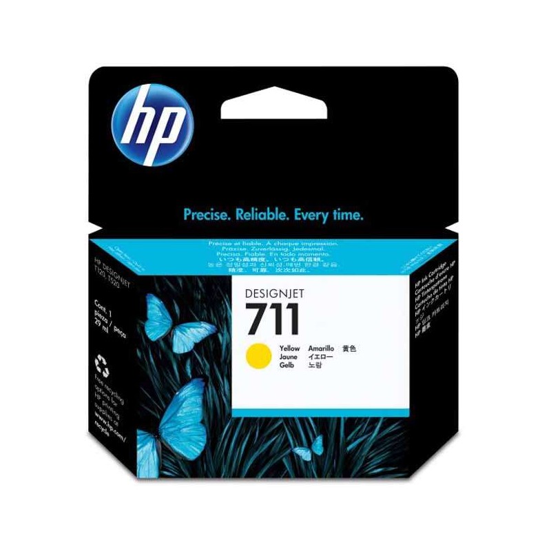 Tinta HP 711 CZ132A Yellow