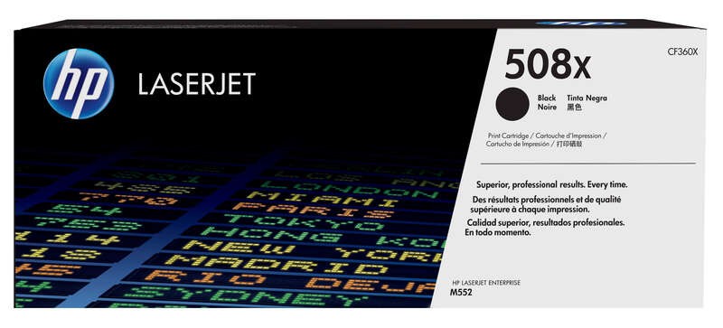 Toner HP CF360X Black 508X Toner HP CF360X Black 508X
