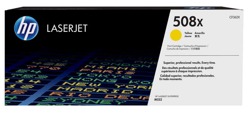 Toner HP CF362X Yellow 508X Toner HP CF362X Yellow 508X