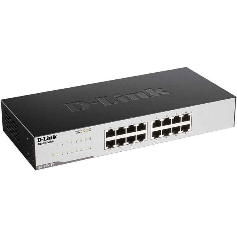 Switch D-Link Gigabit 16 Puertos GO-SW-16G Switch D-Link Gigabit 16 Puertos GO-SW-16G