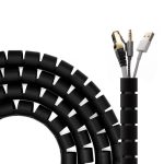 Organizador Aisens A151-0605, 25 mm, 3 m negro