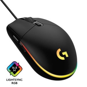 Ratón Logitech G102 Lightsync RGB USB Black