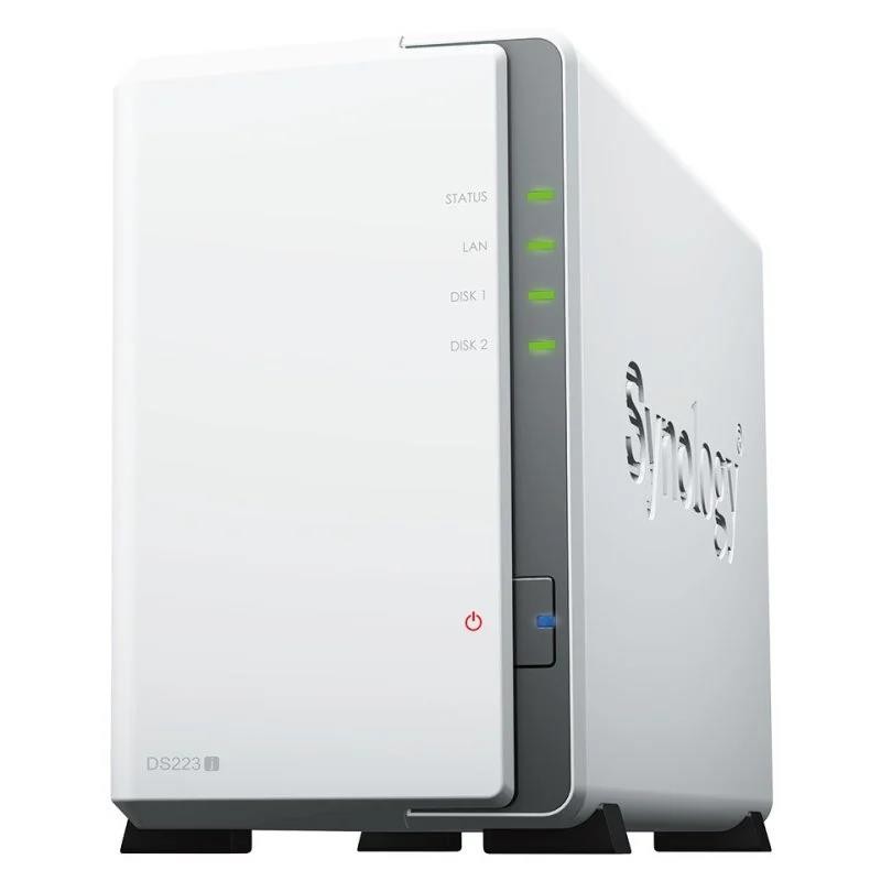 Unidad NAS Synology 2 HDD/SSD Diskstation CPU 1.7GHZ 4 Nucleos White