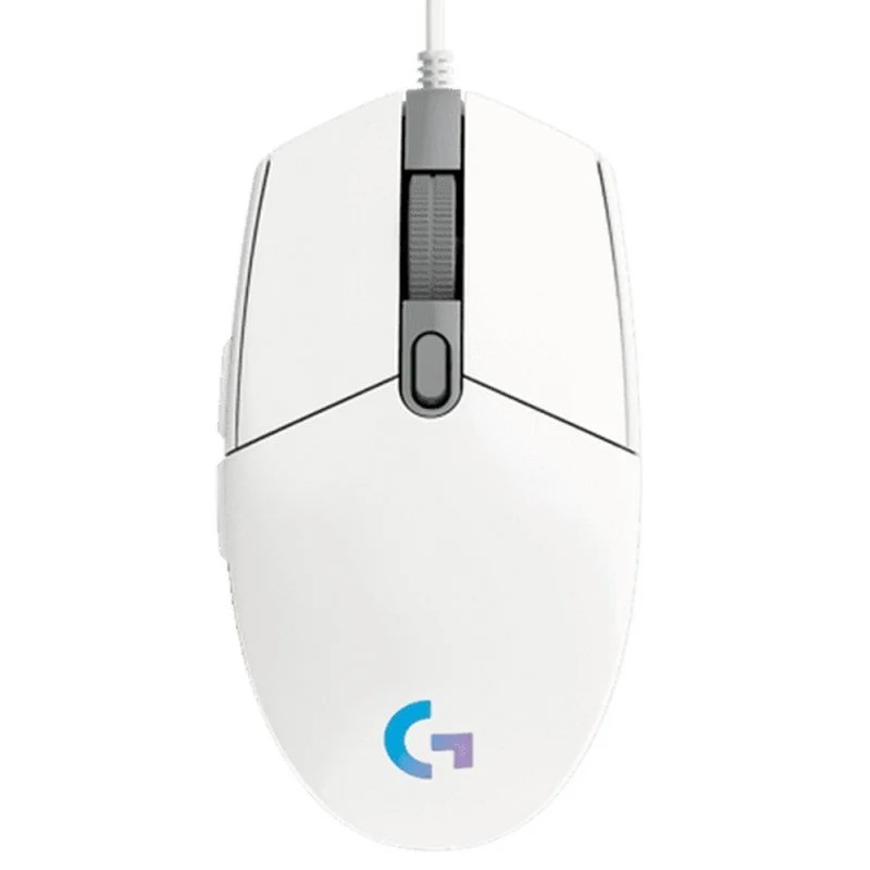 Ratón Logitech G102 Lightsync RGB USB White