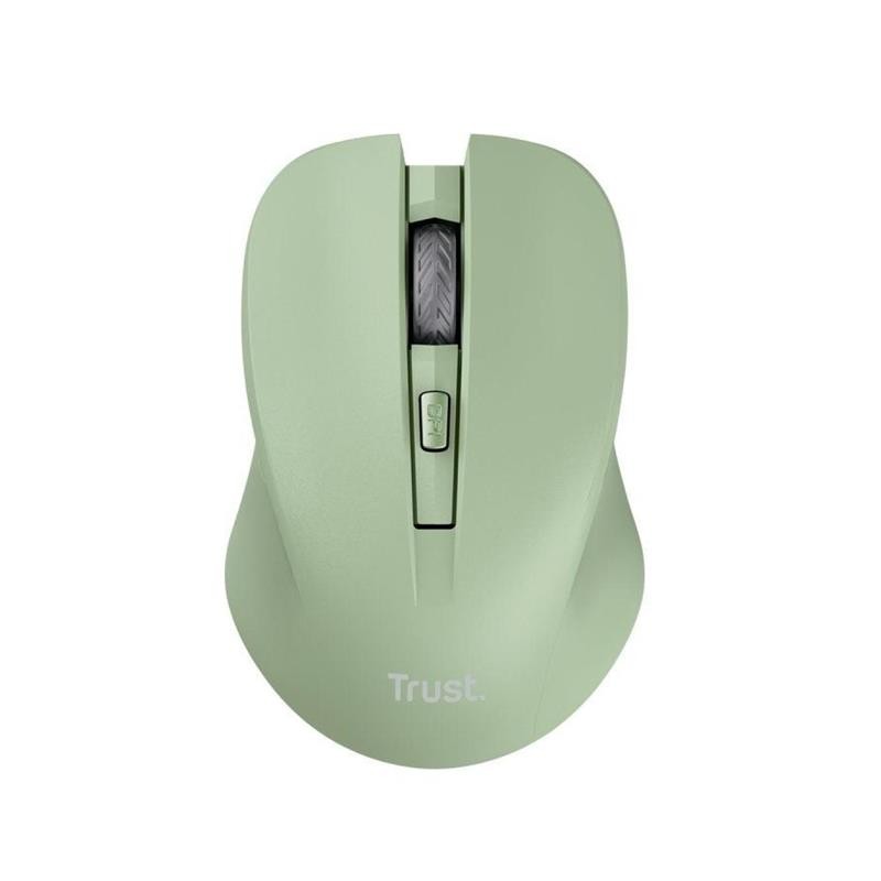 Ratón Trust Mydo Silent Click Wireless Green