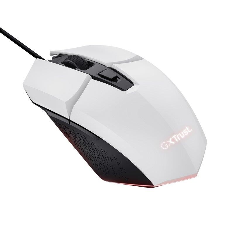 Ratón Trust Gaming Gxt 109W Felox RGB USB 6400DPI 6 Botones White