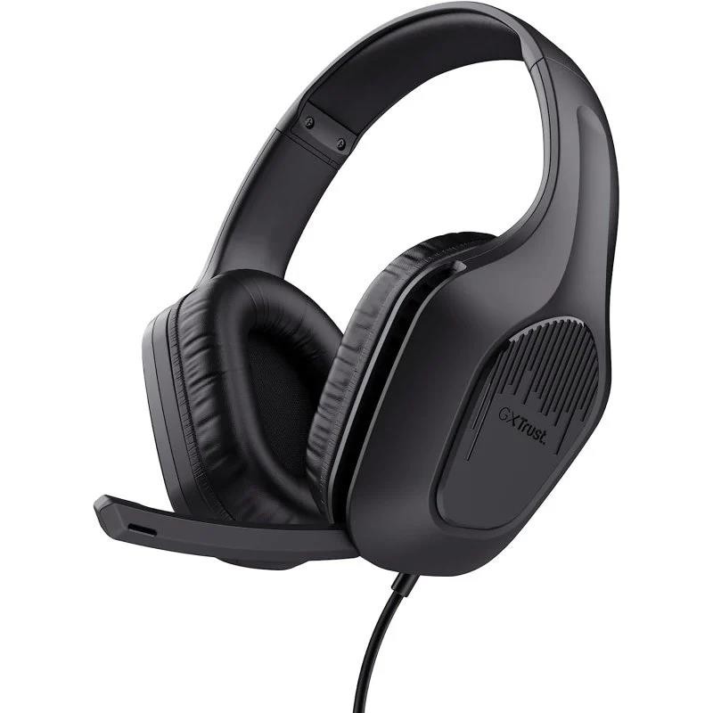 Auriculares + Micrófono Trust Gaming Gxt 415 Zirox Multi Headset Black