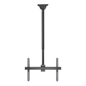 Soporte TV Monitor Aisens Techo Giratorio Black