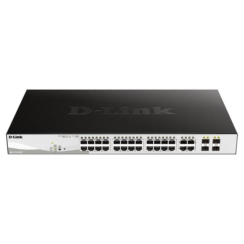 Switch D-Link Gigabit 28 Puertos DGS-1210-28P/e PoE Switch D-Link Gigabit 28 Puertos DGS-1210-28P/e PoE