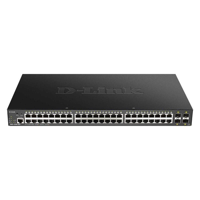 Switch D-Link Gigabit 52 Puertos DGS-1250-52X 48+4 10G Sfp+ Switch D-Link Gigabit 52 Puertos DGS-1250-52X 48+4 10G Sfp+