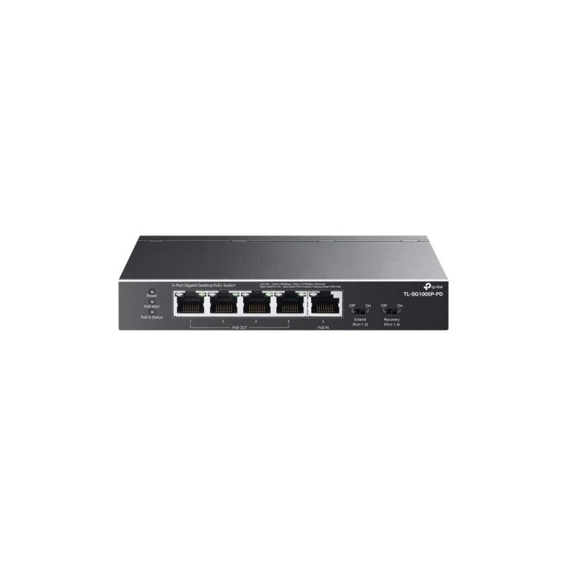 Switch TP-Link Ethernet 5 Puertos Gigabit Poe+ Switch TP-Link Ethernet 5 Puertos Gigabit Poe+