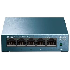 Switch TP-Link Gigabit 5 Puertos LS105G Metalico