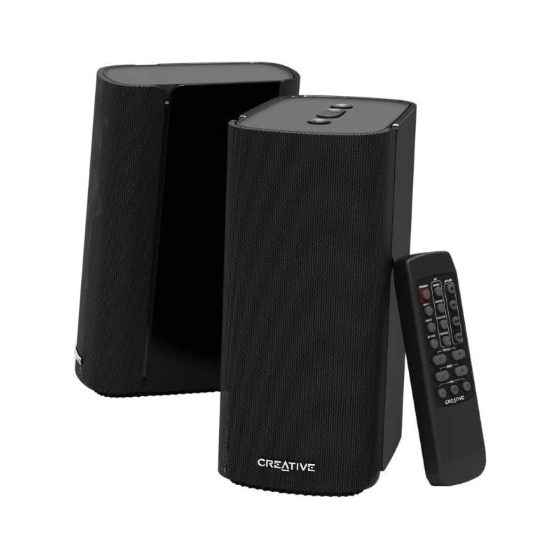 Altavoces Creative T100 2.0 BT AUX USB Mando 20W