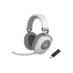 Auriculares + Micrófono Corsair HS65 Wireless Gaming Headset 7.1 White