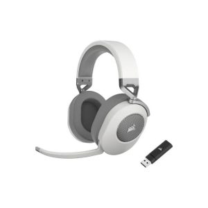 Auriculares + Micrófono Corsair HS65 Wireless Gaming Headset 7.1 White