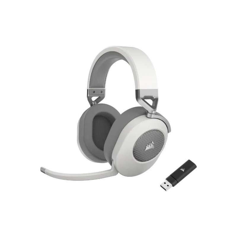 Auriculares + Micrófono Corsair HS65 Wireless Gaming Headset 7.1 White