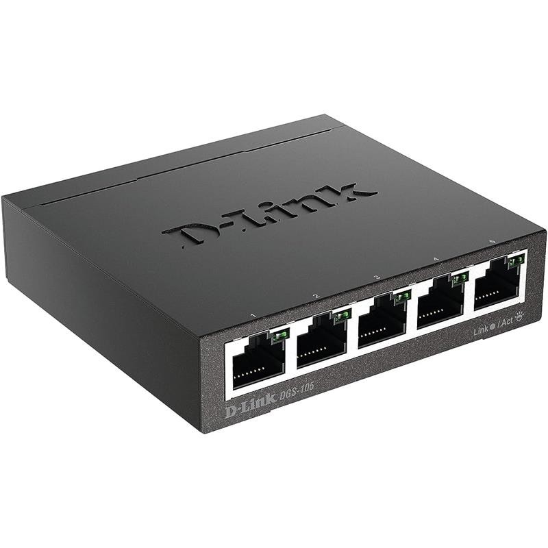 Switch D-Link Gigabit 5 Puertos DGS-105/e
