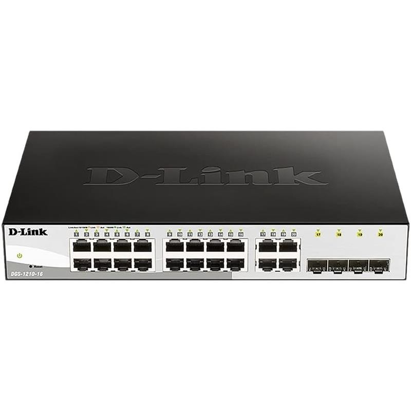 Switch D-Link Gigabit 16 Puertos DGS-1210-16/e
