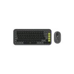 Teclado + Ratón Logitech Pop Icon Wireless Black/Green