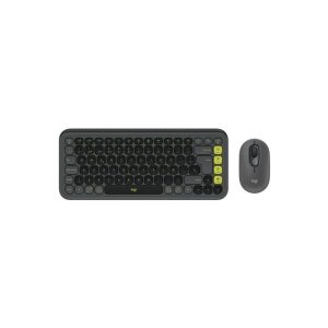 Teclado + Ratón Logitech Pop Icon Wireless Black/Green