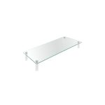Soporte TooQ Sobremesa Elevador para Monitor/Notebook Cristal 20KG Black