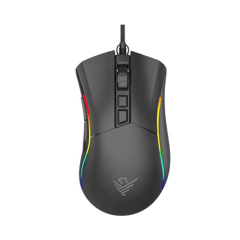 Ratón Phoenix Gaming Void USB RGB 12000 DPI 7 Botones Black