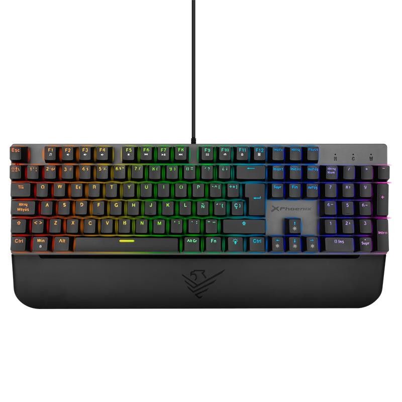 Teclado Phoenix MK1 Elite Mecanico Gaming USB RGB Teclado Phoenix MK1 Elite Mecanico Gaming USB RGB