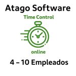 Time Control de Presencia Atago en la Nube 4-10 Empleados ( Anual )