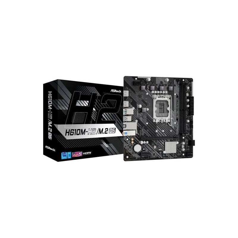Placa Base ASRock H610M-H2/M.2 D5 2XDDR5 Matx HDMI Placa Base ASRock H610M-H2/M.2 D5 2XDDR5 Matx HDMI