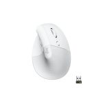 Ratón Logitech Lift Vertical Wireless Ergonomic 4000DPI 6 Botones White