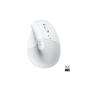 Ratón Logitech Lift Vertical Wireless Ergonomic 4000DPI 6 Botones White