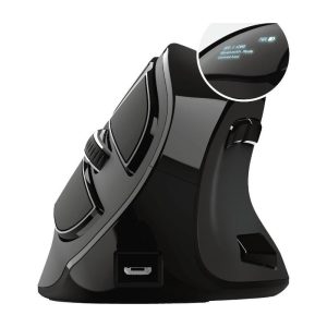Ratón Trust Voxx Ergonómico Wireless 9 Botones Black