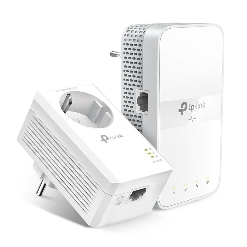 Powerline TP-Link TL-WPA7617KIT Ethernet AV1000 Gigabit AC Wfi 2UDS Powerline TP-Link TL-WPA7617KIT Ethernet AV1000 Gigabit AC Wfi 2UDS
