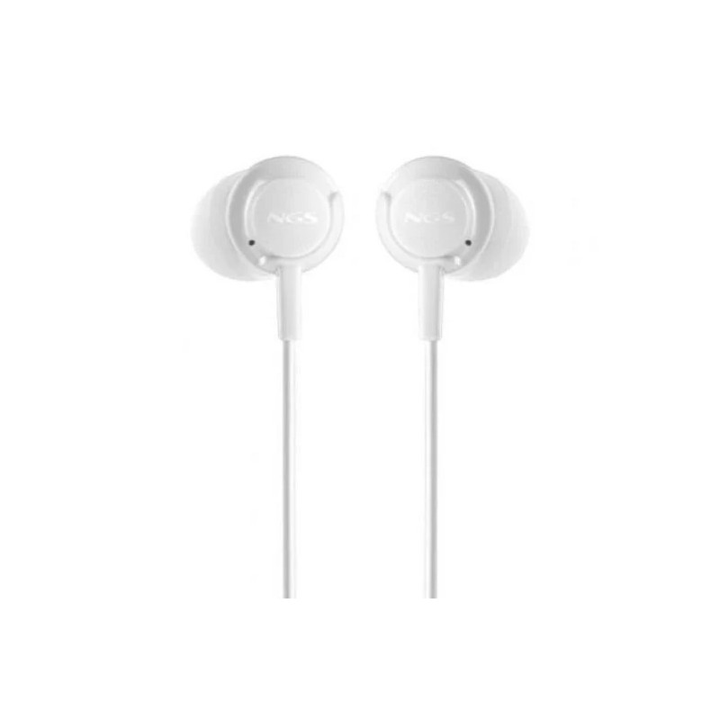 Auriculares + Micrófono NGS Cross Step In Ear USB-C White