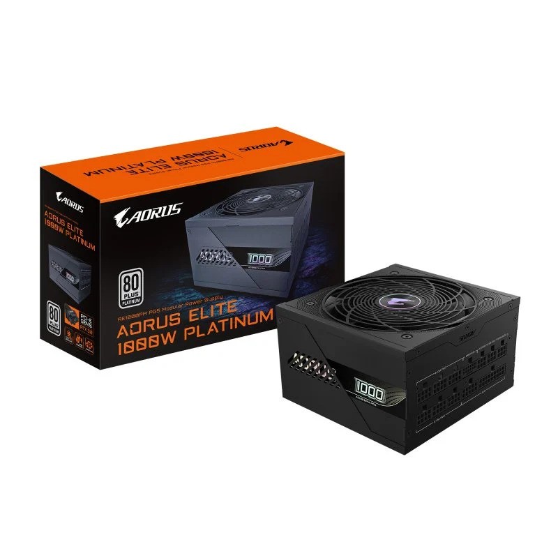 Fuente de Alimentación Gigabyte 1000W Aorus Elite 80+ Modular ATX Platinum