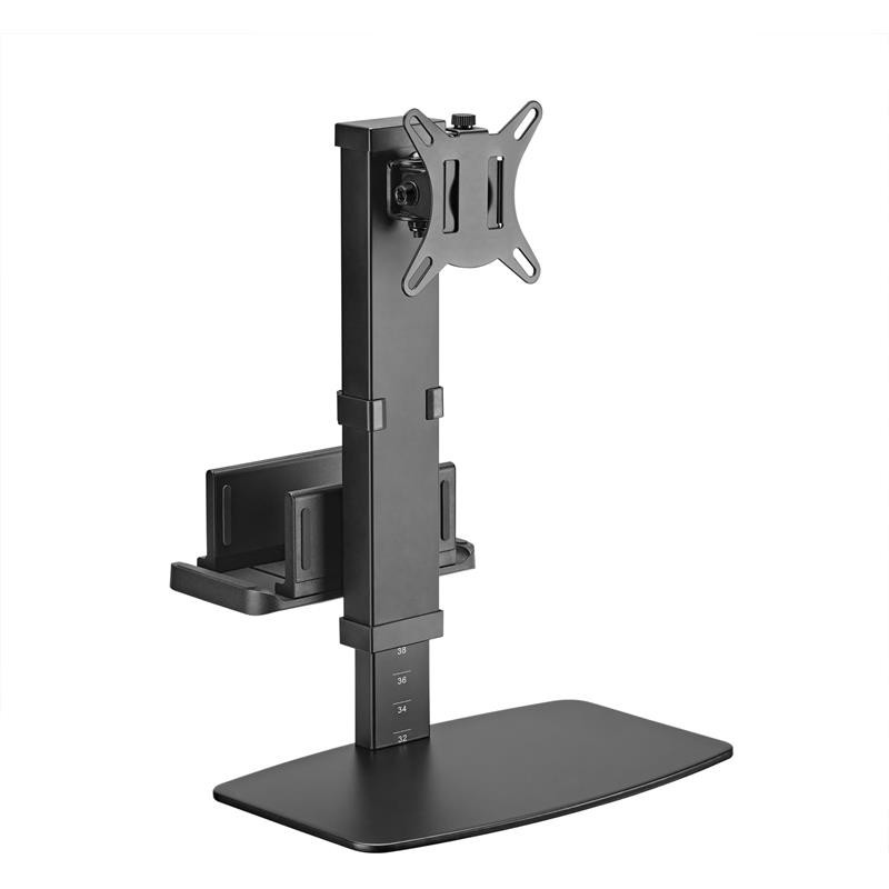Soporte de Mesa TV/Monitor/Mini PC Aisens 17-32 1 Brazo 8KG Black