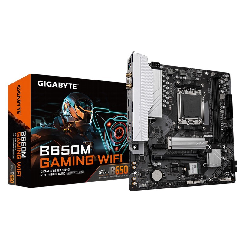 Placa Base Gigabyte GA-B650M Gaming Plus WiFi AM5 Matx 4XDDR5 HDMI DP Placa Base Gigabyte GA-B650M Gaming Plus WiFi AM5 Matx 4XDDR5 HDMI DP
