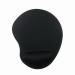 Alfombrilla Gembird Reposamuñecas Mouse Pad Black