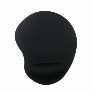 Alfombrilla Gembird Reposamuñecas Mouse Pad Black