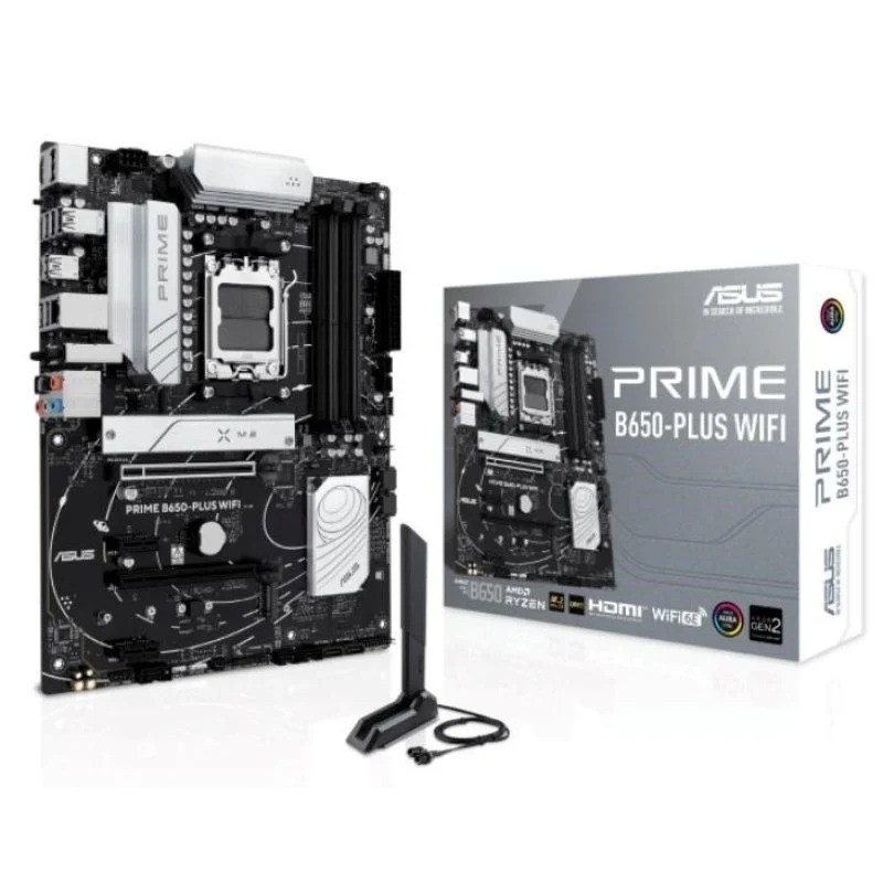 Placa Base ASUS Prime B650-PLUS WiFi ATX AM5 4XDDR5 HDMI + DP Placa Base ASUS Prime B650-PLUS WiFi ATX AM5 4XDDR5 HDMI + DP