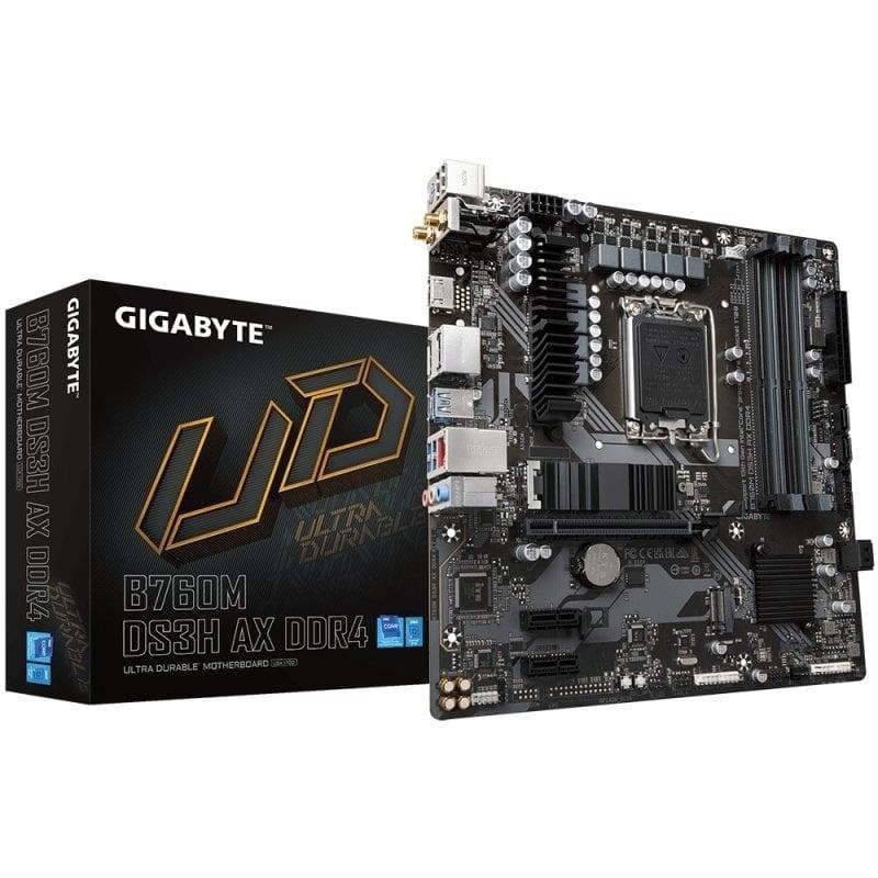 Placa Base Gigabyte GA-B760-DS3H AX DDR4 HDMI + DP 4XDDR4 ATX