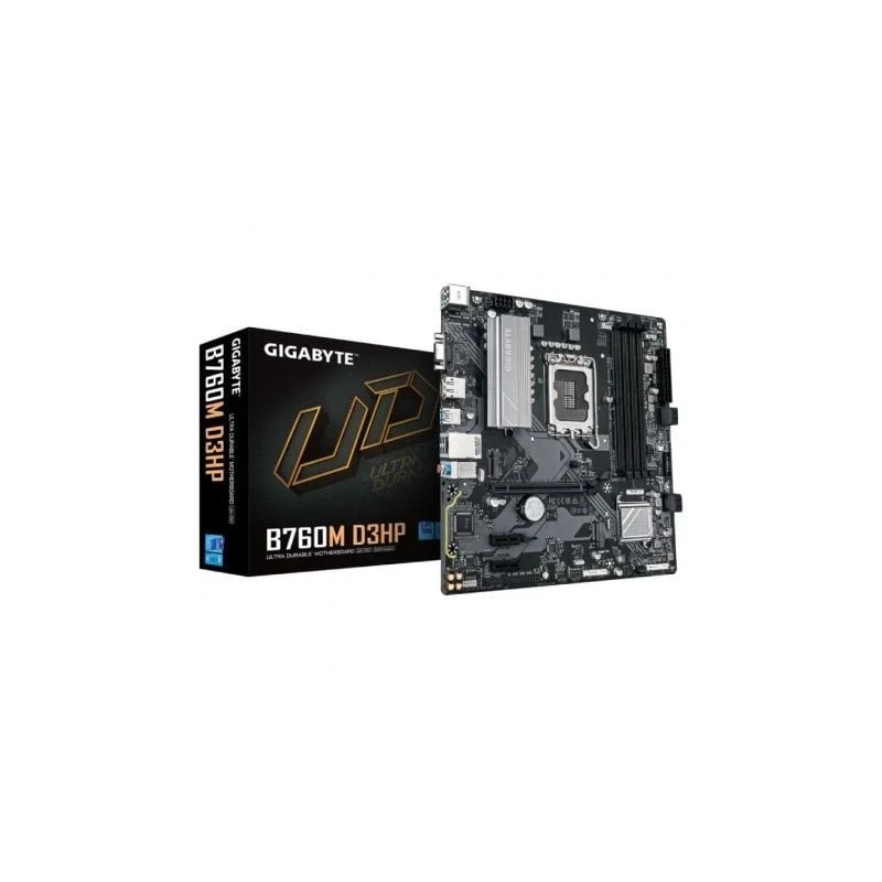 Placa Base Gigabyte GA-B760M-D3HP VGA + HDMI + DP 4XDDR5 Matx Placa Base Gigabyte GA-B760M-D3HP VGA + HDMI + DP 4XDDR5 Matx