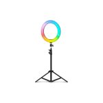 Soporte Mars Gaming Ring RGB Webcam/Smartphone Black